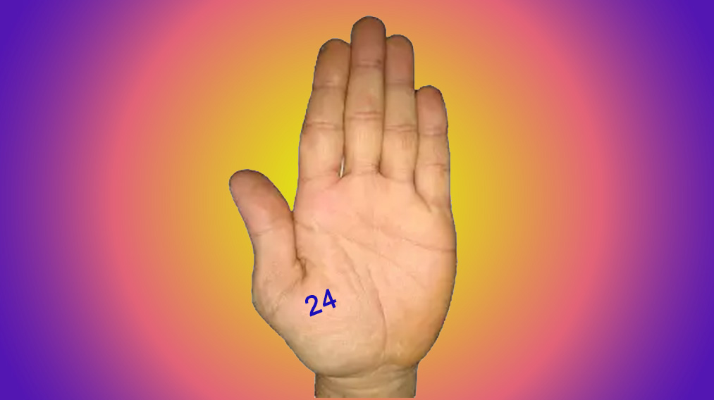 உள்ளங்கையில் 24 என்று எழுதுவதன் பயன்
